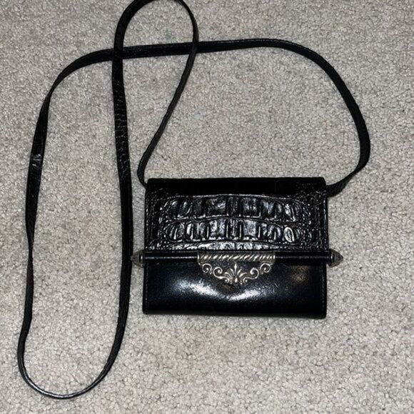 Brighton Handbags - Leather Brighton Bag with Heavy Metal Accents